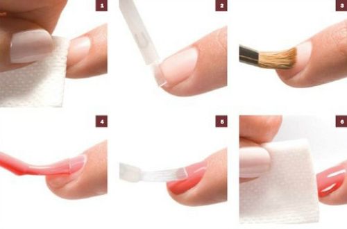 Техника покраски ногтей гель-лаком в домашних условиях